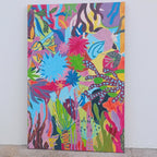 Ecossistema Vibrante Pintura Original