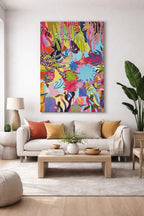 Ecossistema Vibrante Pintura Original