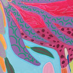 Ecossistema Vibrante Pintura Original