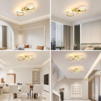 Plafon LED Moderno Cotle Gold Aura 36W