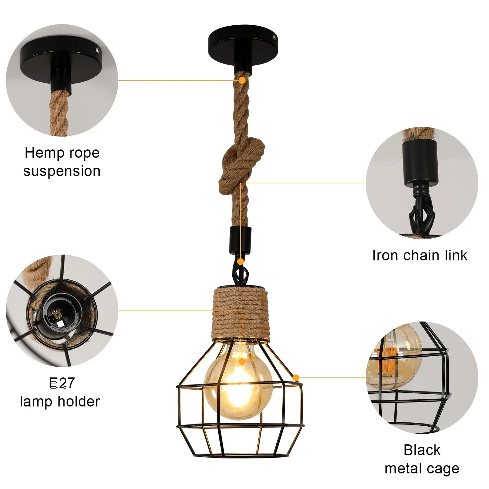 Candeeiro Pendente  Cotle