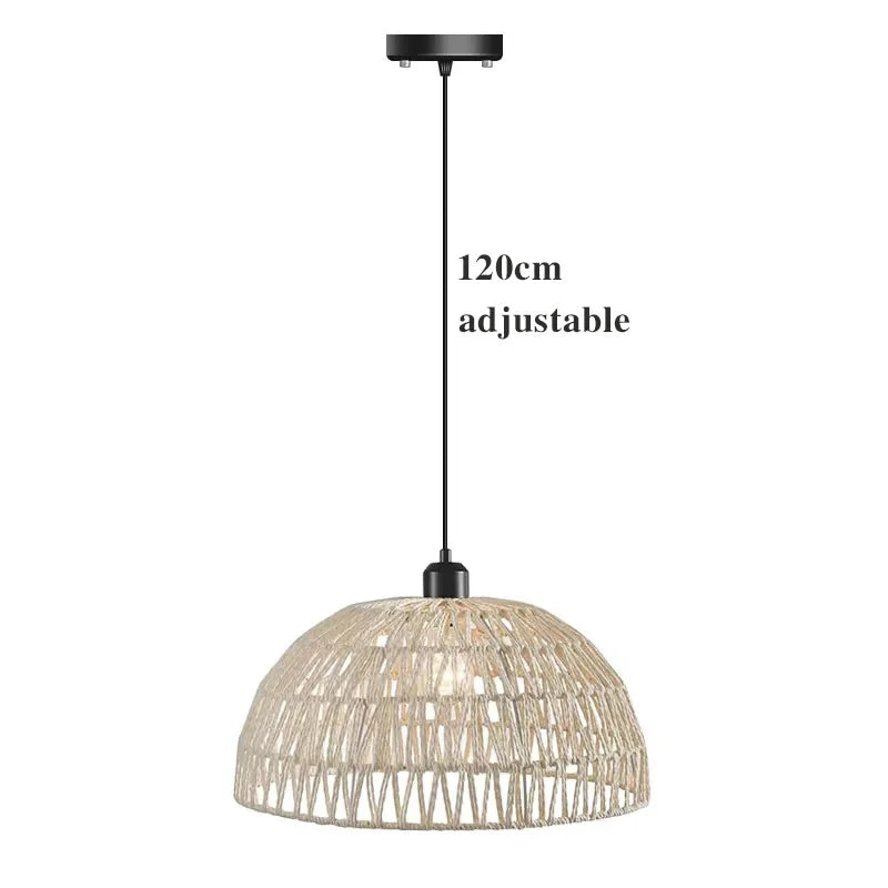 Candeeiro Pendente em Vime Cotle Kyoto