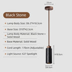 Candeeiro Pendente em Pedra Natural Cotle Stone