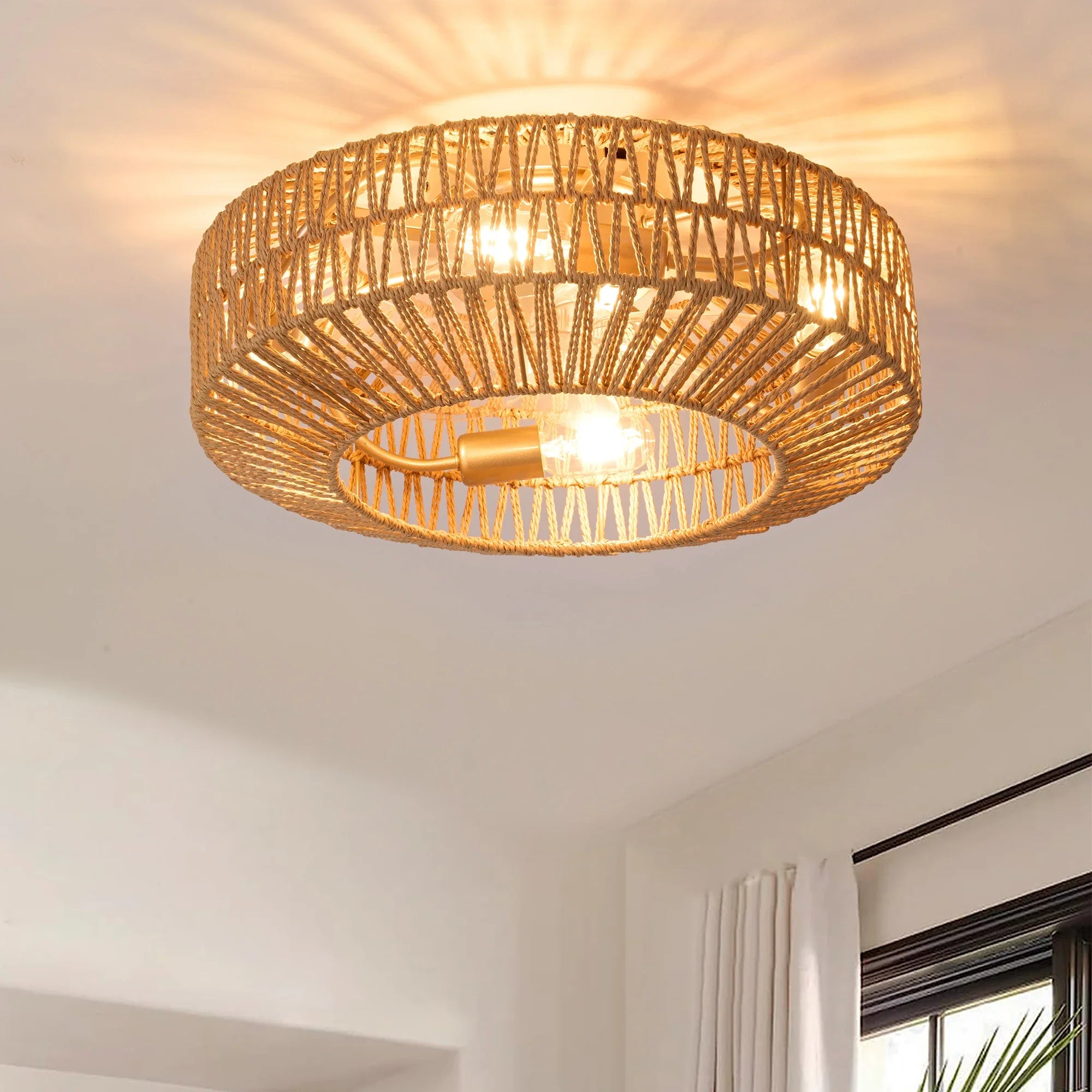 Ventilador de Teto com Luz Cotle Nature Breeze