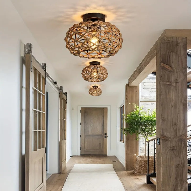Candeeiro de Teto Boho-Chic