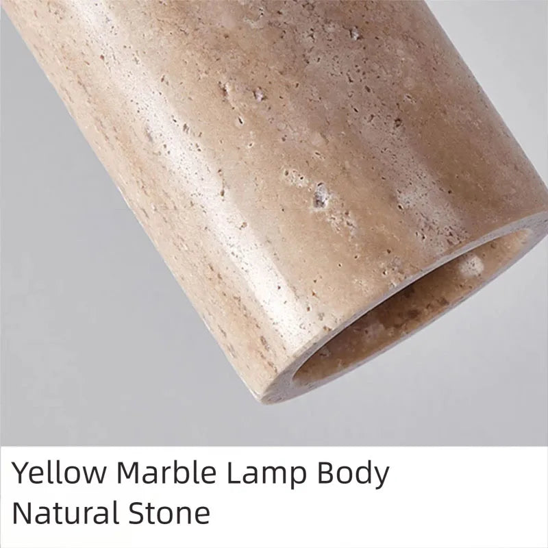 Candeeiro Pendente em Pedra Natural Cotle Stone