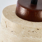 Candeeiro Pendente em Pedra Natural Cotle Stone