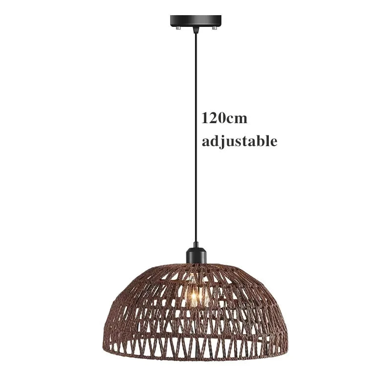 Candeeiro Pendente em Vime Cotle Kyoto