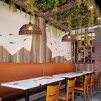 Candeeiro Pendente em Vime Cotle Kyoto