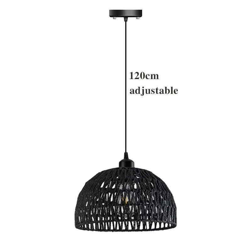 Candeeiro Pendente em Vime Cotle Kyoto