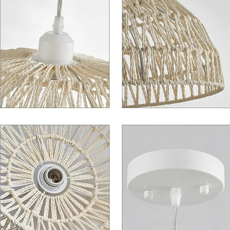 Candeeiro Pendente em Vime Cotle Kyoto