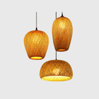 Candeeiro Pendente em Bambu